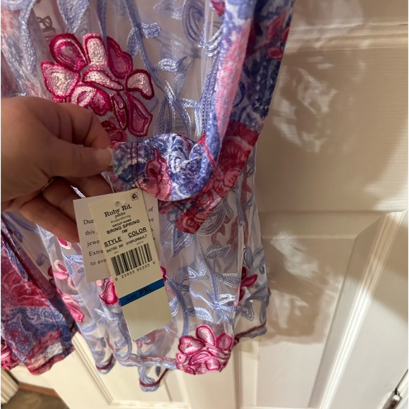 Ruby Rd. Floral Cardigan/Duster - New With Tags - Picture 3 of 4